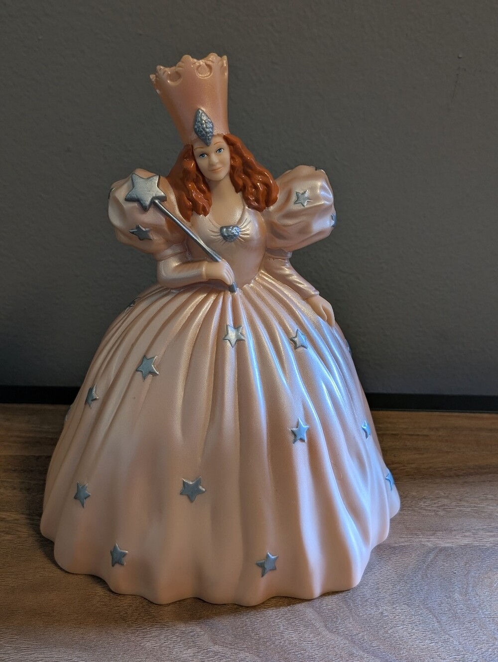 Glinda Good Witch Piggy Bank Wizard of Oz Turner Coin Bank Plug Vintage 1998